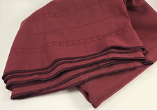 Burgundy rectangular tableclot for sale  Arlington