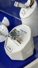 Platinum aquamarine diamond for sale  WINCHESTER