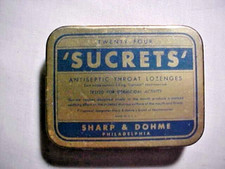 Vintage sucrets metallic for sale  Felton