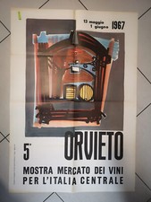 Orvieto manifesto 1967 usato  Viterbo