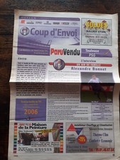 Programme match toulouse d'occasion  Paris XI