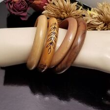 Lot wooden bangle for sale  Belmont