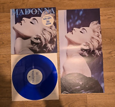 HARD TO FIND MADONNA - 1986 TRUE BLUE IN BLUE VINYL WITH POSTER - EX- AUSTRALIAN comprar usado  Enviando para Brazil