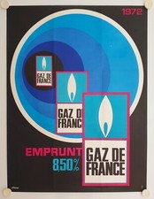 Poster gaz borrow d'occasion  Expédié en Belgium