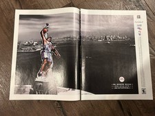 Usado, NBA LIVE PlayStation 2 pôster impressão anúncio foto videogame 8”x11 VINCE CARTER comprar usado  Enviando para Brazil