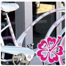 Fahrradaufkleber hibiskus hibi gebraucht kaufen  Darmstadt