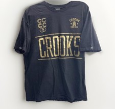 Camiseta masculina Crooks and Castles XL design elegante e confortável excelente estado usado comprar usado  Enviando para Brazil