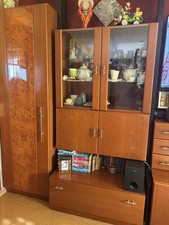 Wohnzimmerschrank rotbraun sch gebraucht kaufen  Kriftel