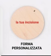 Portachiavi legno personalizza usato  Gemmano