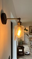 Antique brass wall for sale  NEWENT