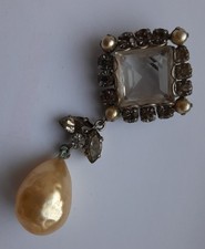 Alte strassbrosche großer gebraucht kaufen  Berlin