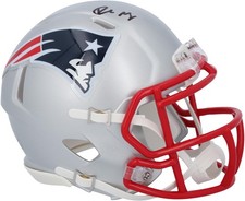 Mini capacete Drake Maye New England Patriots autografado Riddell Speed comprar usado Mini capacete Drake Maye New England Patriots autografado Riddell Speed comprar usado  Enviando para Brazil