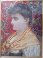 Pre raphaelite portrait for sale  LUDLOW