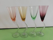 Bicchieri liquore colorati usato  Italia