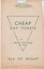 paper railwayana isle wight for sale  WATFORD