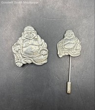 Silver tone buddha for sale  Gulfport