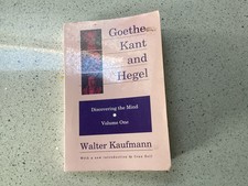 Goethe kant hegel for sale  SCUNTHORPE