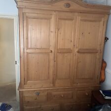Triple pine wardrobe for sale  MAIDSTONE