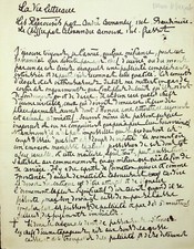 Manuscript henri regnier d'occasion  Expédié en Belgium