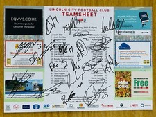 Hand signed team for sale  BILSTON