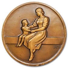 França - Medal Recon Kids de France to Their Essex Cottages bronze suíço comprar usado  Enviando para Brazil