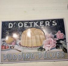 Blechschild etker pudding gebraucht kaufen  Enger