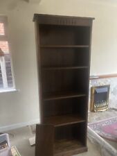 Solid oak bookcase for sale  BENFLEET