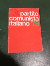 Tessera partito comunista usato  Arezzo