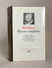 Montaigne œuvres complètes. d'occasion  Toulouse-