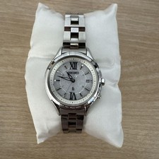Relógio feminino Seiko Lukia prata numerais romanos tom dourado なおしリンク usado n n n no113 comprar usado  Enviando para Brazil