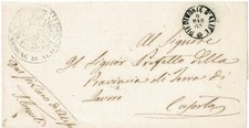 Regno v.e. lettera usato  Formia