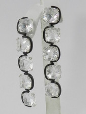 Usado, Brincos de gota linear Swarovski folheados a ródio harmônia SEM CAIXA comprar usado Usado, Brincos de gota linear Swarovski folheados a ródio harmônia SEM CAIXA comprar usado  Enviando para Brazil