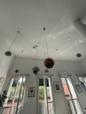 Lampadario sfere ideallux usato  Monza
