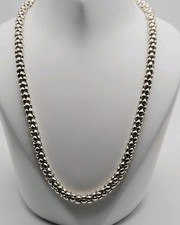 Colar de corrente Doug Paulus DP prata esterlina vintage Bali 5mm 20" comprar usado  Enviando para Brazil