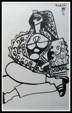 Pablo picasso lithographie d'occasion  Saint-Ouen