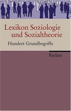 Lexikon soziologie sozialtheor gebraucht kaufen  Berlin