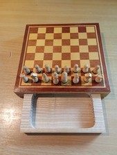Reise schachspiel holz gebraucht kaufen  Erfurt