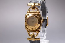 [Exc+5] Relógio feminino Gucci 6300L 22mm mostrador dourado quartzo do Japão comprar usado  Enviando para Brazil