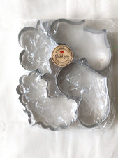 Conjunto de 4 cortadores de biscoito em forma de coração Liliao aço inoxidável para assar pastelaria, usado comprar usado  Enviando para Brazil