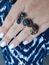 Einzigartiger zweifingerring 9 gebraucht kaufen  Berlin