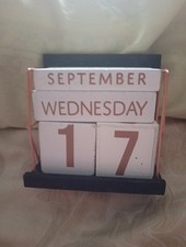 Wooden calendar block for sale  BEDWORTH