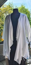 Jacke überwurf weiß gebraucht kaufen  Deutschland