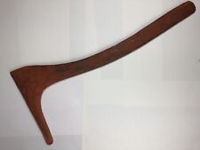 Antigo bumerangue de combate aborígene.  Raro gancho e canelado. comprar usado  Enviando para Brazil