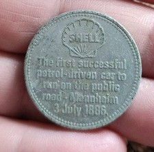 Vintage shell token for sale  KETTERING