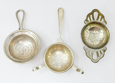 Tea strainer trio for sale  SALISBURY