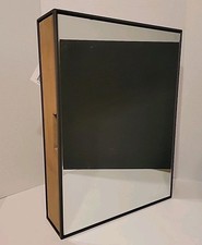 Armário de parede DECOR STEALS armário de remédios banheiro espelho prateleira de madeira deslizante , usado comprar usado  Enviando para Brazil