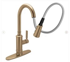 Torneira de cozinha Moen Gilden arco alto com uma alça 87679BZG comprar usado  Enviando para Brazil