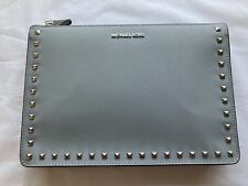 BOLSA CONVERSÍVEL GRANDE MICHAEL KORS AVA STUD em COURO AZUL EMPOEIRADO - NOVA COM ETIQUETAS comprar usado  Enviando para Brazil