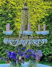 Candelabro antigo grande opalina branca e rosa 6 luzes comprar usado  Enviando para Brazil