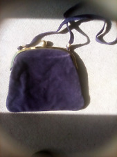 Purple suede leather for sale  WORCESTER